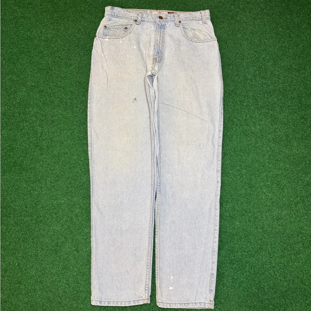 Vintage 90s Levi’s 545 Loose Fit Baggy Hip Hop Grunge 32x32 Light Wash Jeans